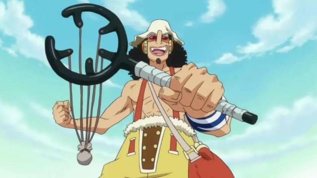 Usopp standing brave on Elbaf in One Piece Chapter 1192