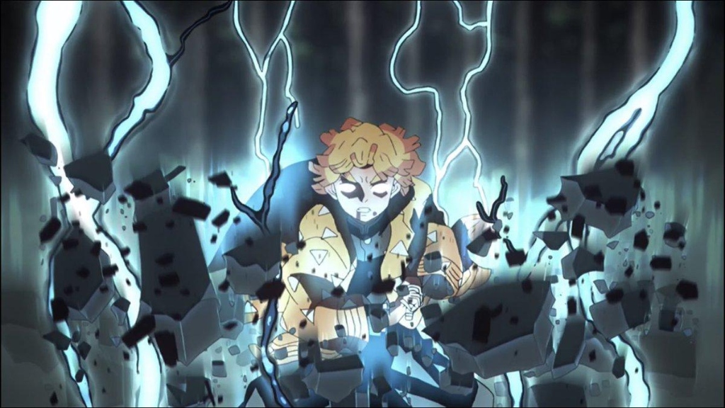 Zenitsu Thunder Breathing impact Demon Slayer
